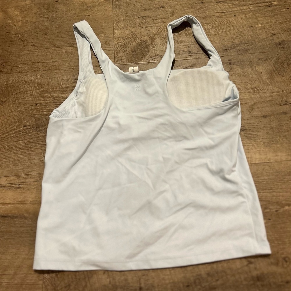 💙All in Motion Razorback Tank | Size M | Built-In Bra-Light Padding- Light Blue - Picture 3 of 4